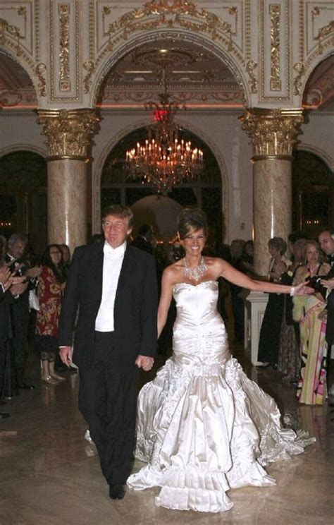 melania trump's wedding dress